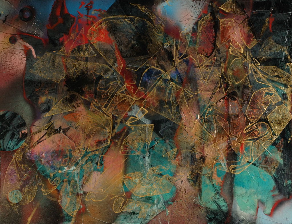 Acrylic and Lacquer on Board, 24in x 18in - 2004 